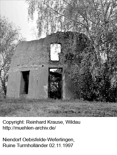 Ruine eines Turmholländers in Niendorf bei Oebisfelde-Weferlingen